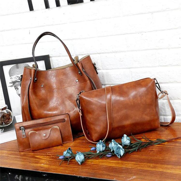 LUISE™ | 4 imelist vintage ökoloogilisest nahast kottide komplekt