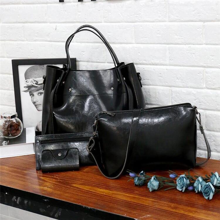 LUISE™ | 4 imelist vintage ökoloogilisest nahast kottide komplekt
