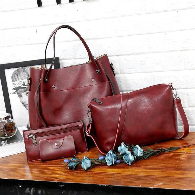 LUISE™ | 4 imelist vintage ökoloogilisest nahast kottide komplekt