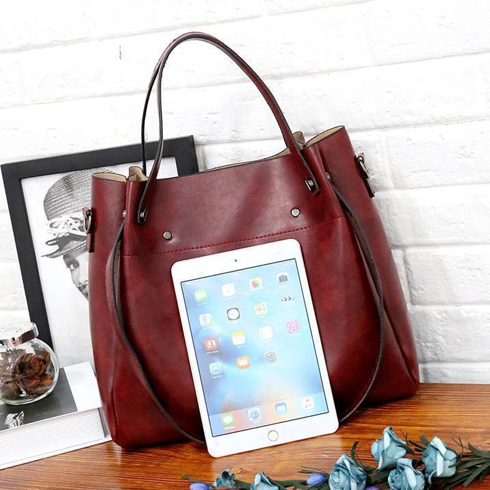 LUISE™ | 4 imelist vintage ökoloogilisest nahast kottide komplekt